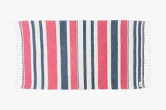 Red, Striped and Blue Beach Towel 4