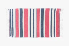 Red, Striped and Blue Beach Towel 5