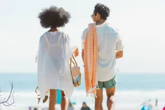 Coral Waves Beach Towel 2
